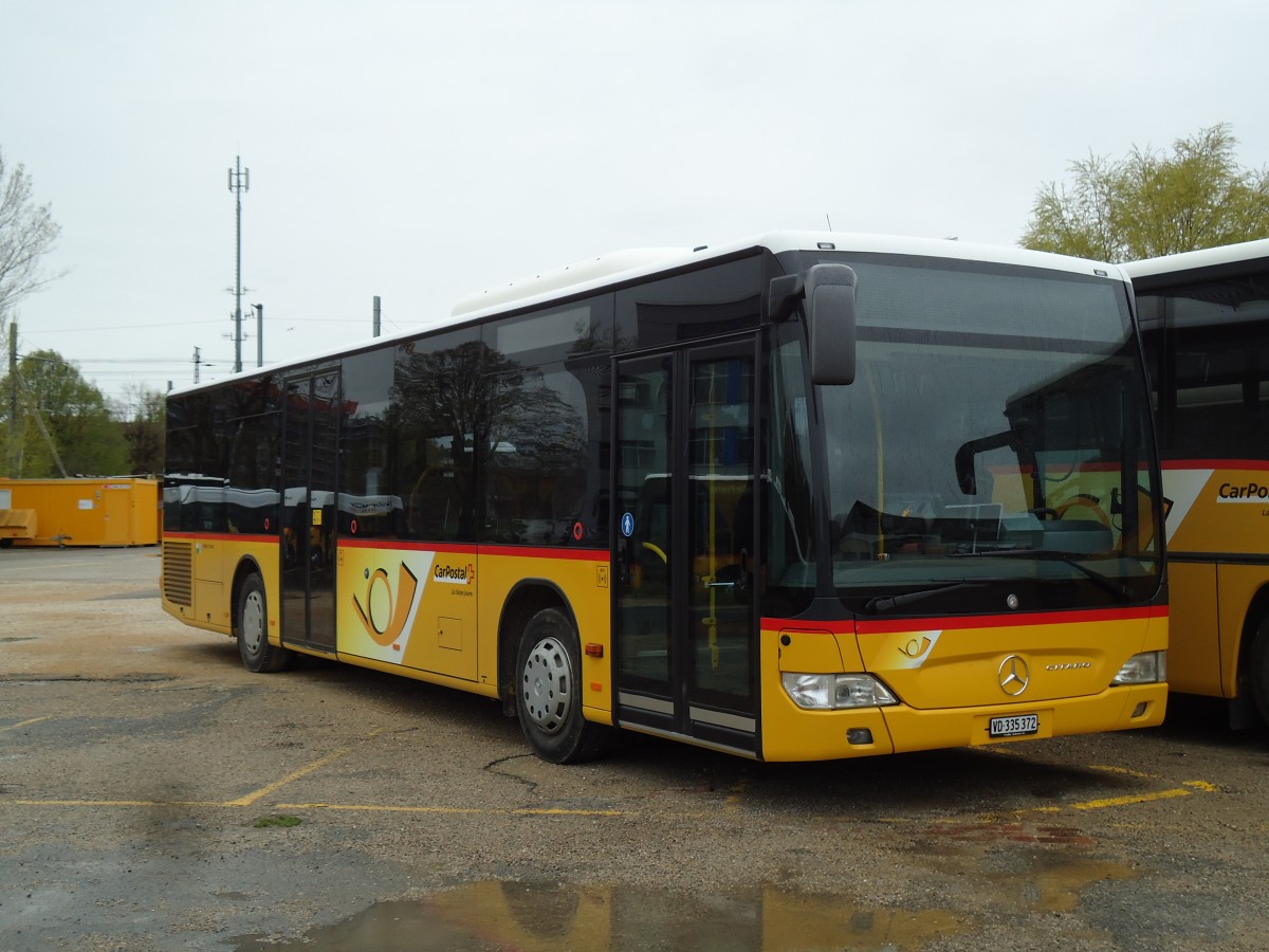 (143'892) - CarPostal Ouest - VD 335'372 - Mercedes am 27. April 2013 in Yverdon, Garage