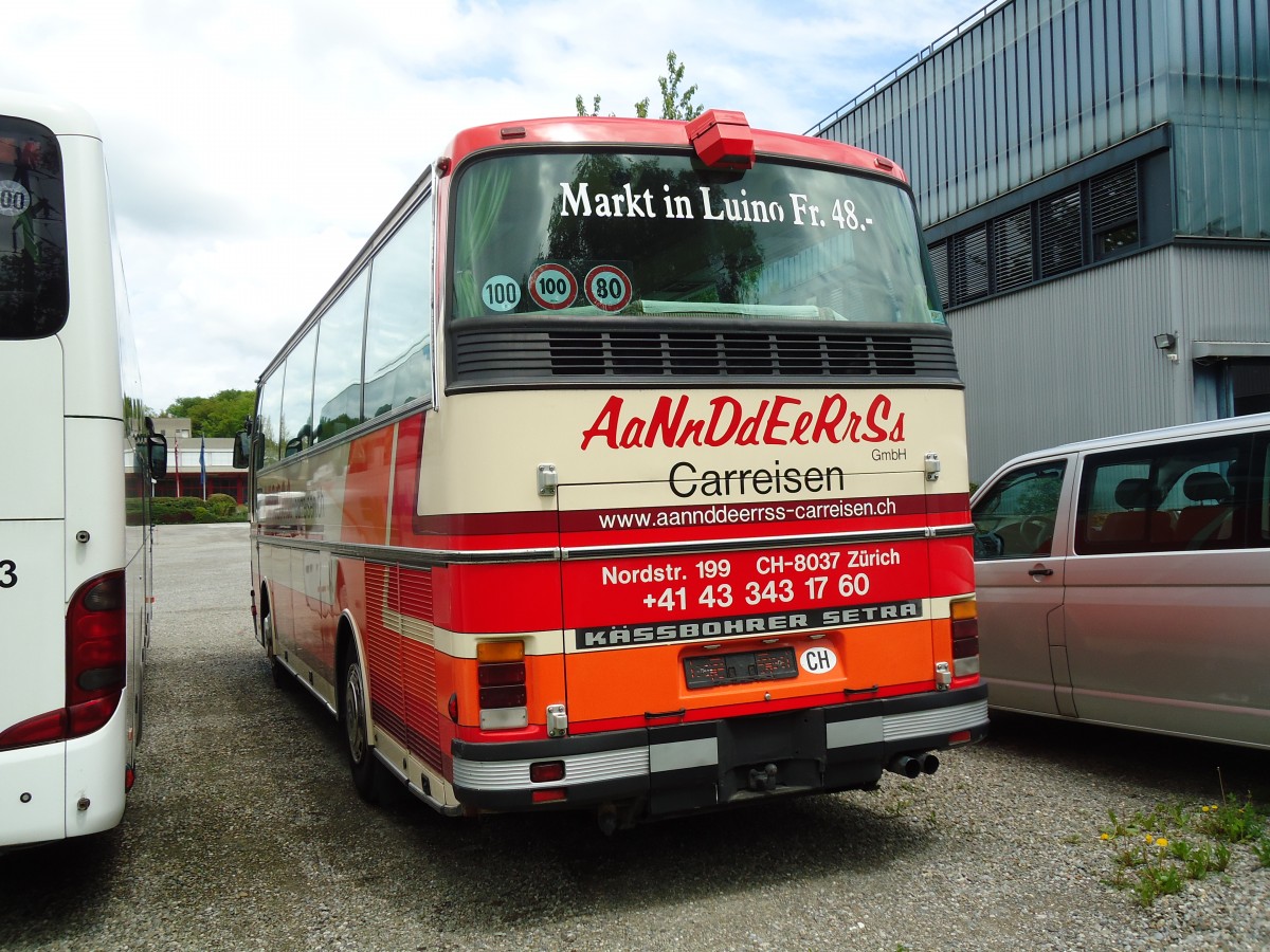 (144'007) - AaNnDdEeRrSs, Zrich - Setra am 9. Mai 2013 in Kloten, EvoBus