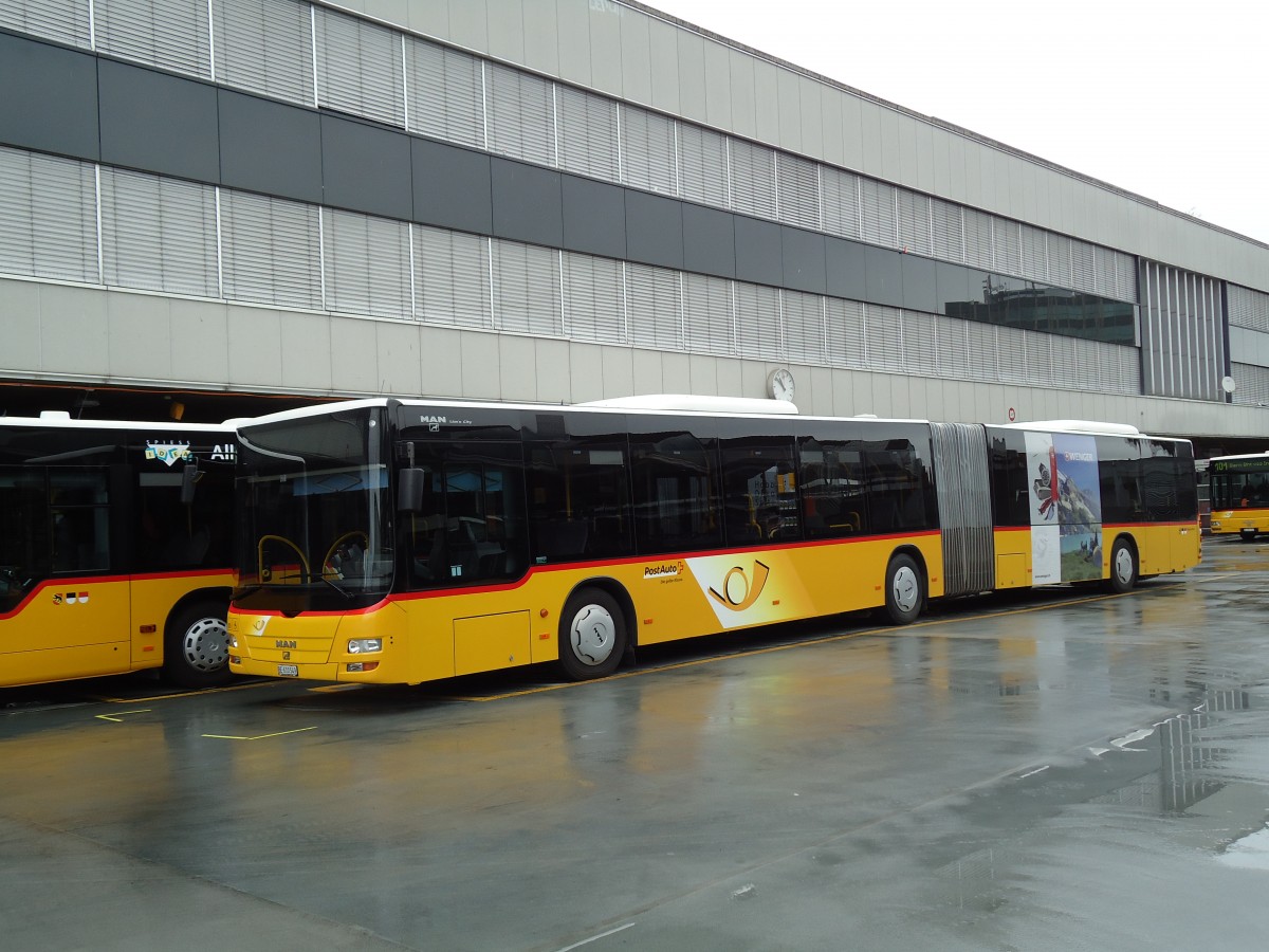 (144'086) - PostAuto Bern - Nr. 662/BE 610'549 - MAN am 12. Mai 2013 in Bern, Postautostation