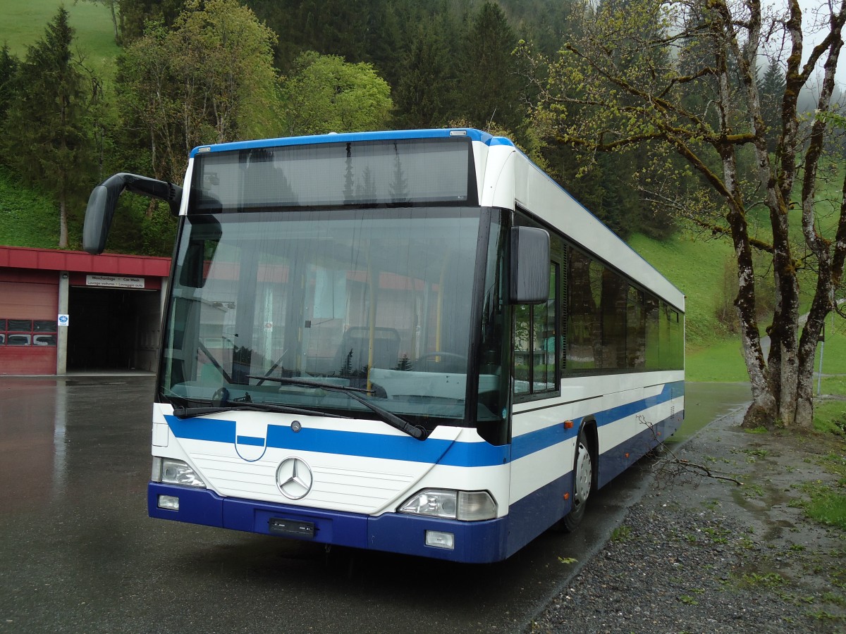 (144'217) - EAB Engelberg - Nr. 7 - Mercedes/Hess (ex ZVB Zug Nr. 160; ex ZVB Zug Nr. 60; ex ZVB Zug Nr. 30; ex Auf der Maur, Steinen Nr. 217) am 19. Mai 2013 in Engelberg, Titlisbahnen