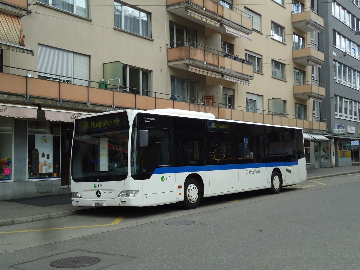 (144'435) - Welti-Furrer, Zrich - Nr. 53/ZH 634'603 - Mercedes am 20. Mai 2013 beim Bahnhof Zrich-Oerlikon