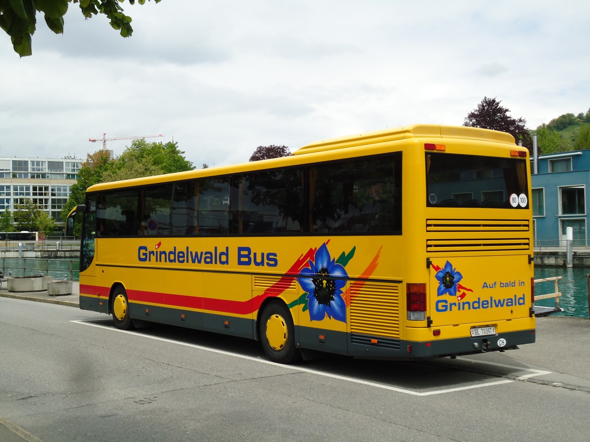 (144'522) - AVG Grindelwald - Nr. 23/BE 70'397 - Setra am 24. Mai 2013 bei der Schifflndte Thun