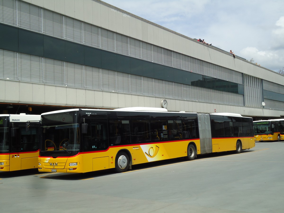 (144'877) - PostAuto Bern - Nr. 661/BE 610'548 - MAN am 9. Juni 2013 in Bern, Postautostation