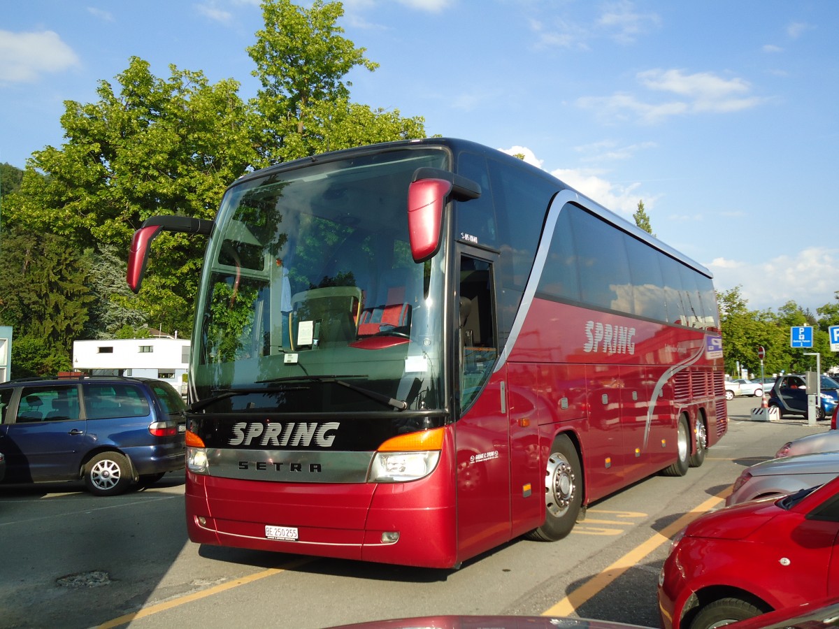 (144'990) - Spring, Schwenden - BE 250'255 - Setra am 12. Juni 2013 in Thun, CarTerminal