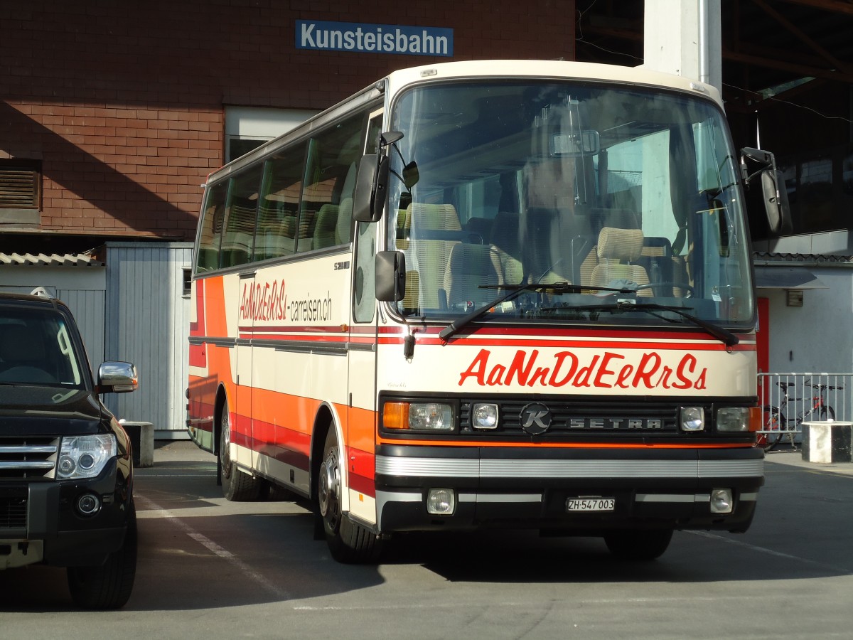 (145'054) - AaNnDdEeRrSs, Zrich - ZH 547'003 - Setra am 15. Juni 2013 in Thun, Grabengut