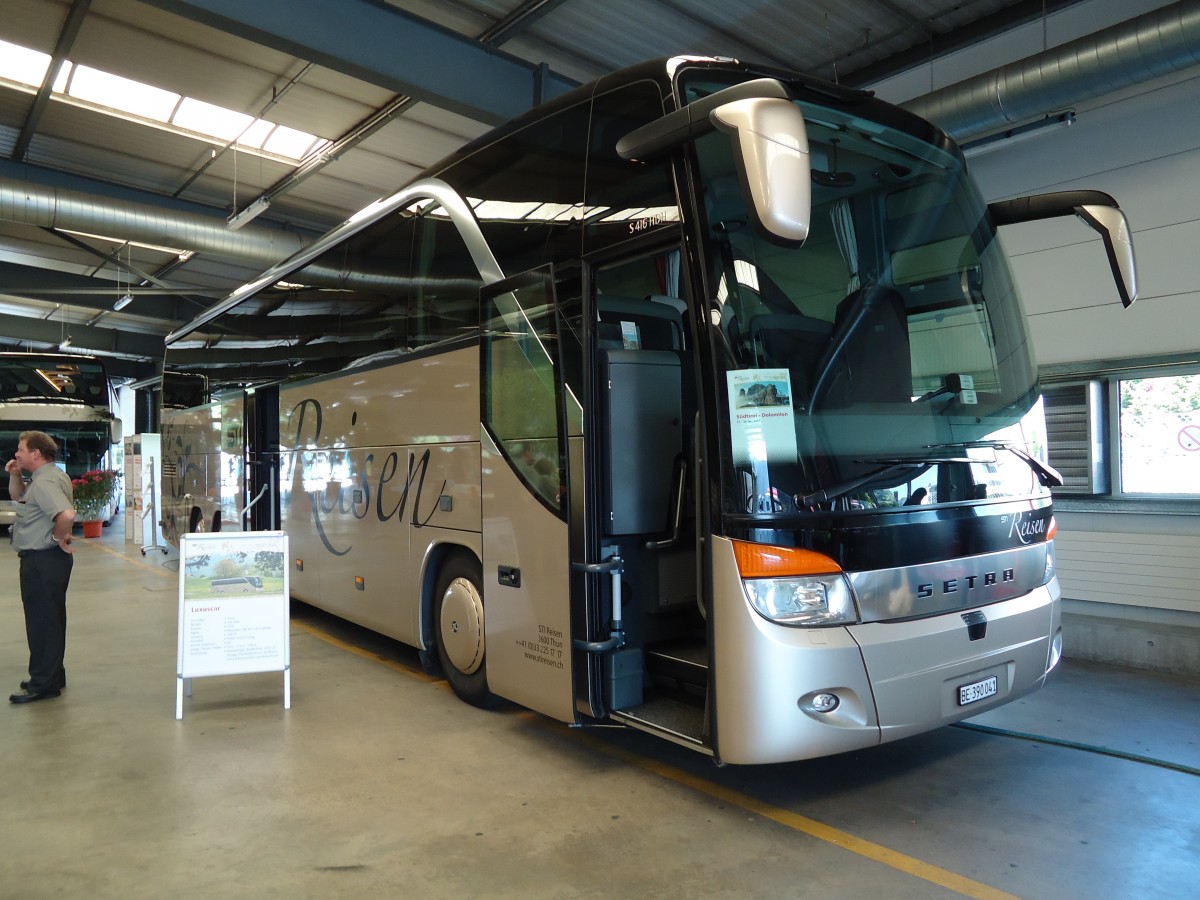 (145'066) - STI Thun - Nr. 41/BE 390'041 - Setra am 16. Juni 2013 in Thun, Garage