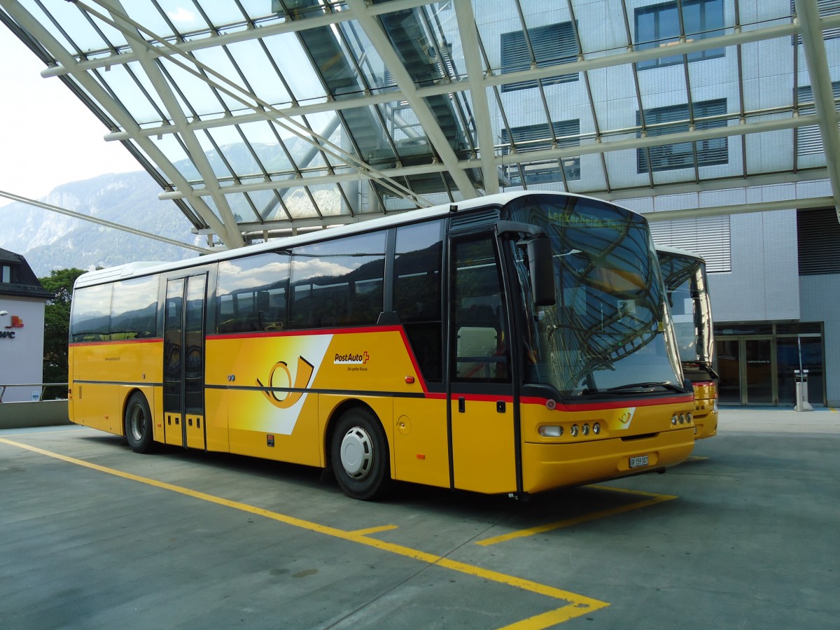 (145'243) - PostAuto Graubnden - GR 159'307 - Neoplan (ex P 25'150) am 17. Juni 2013 in Chur, Postautostation