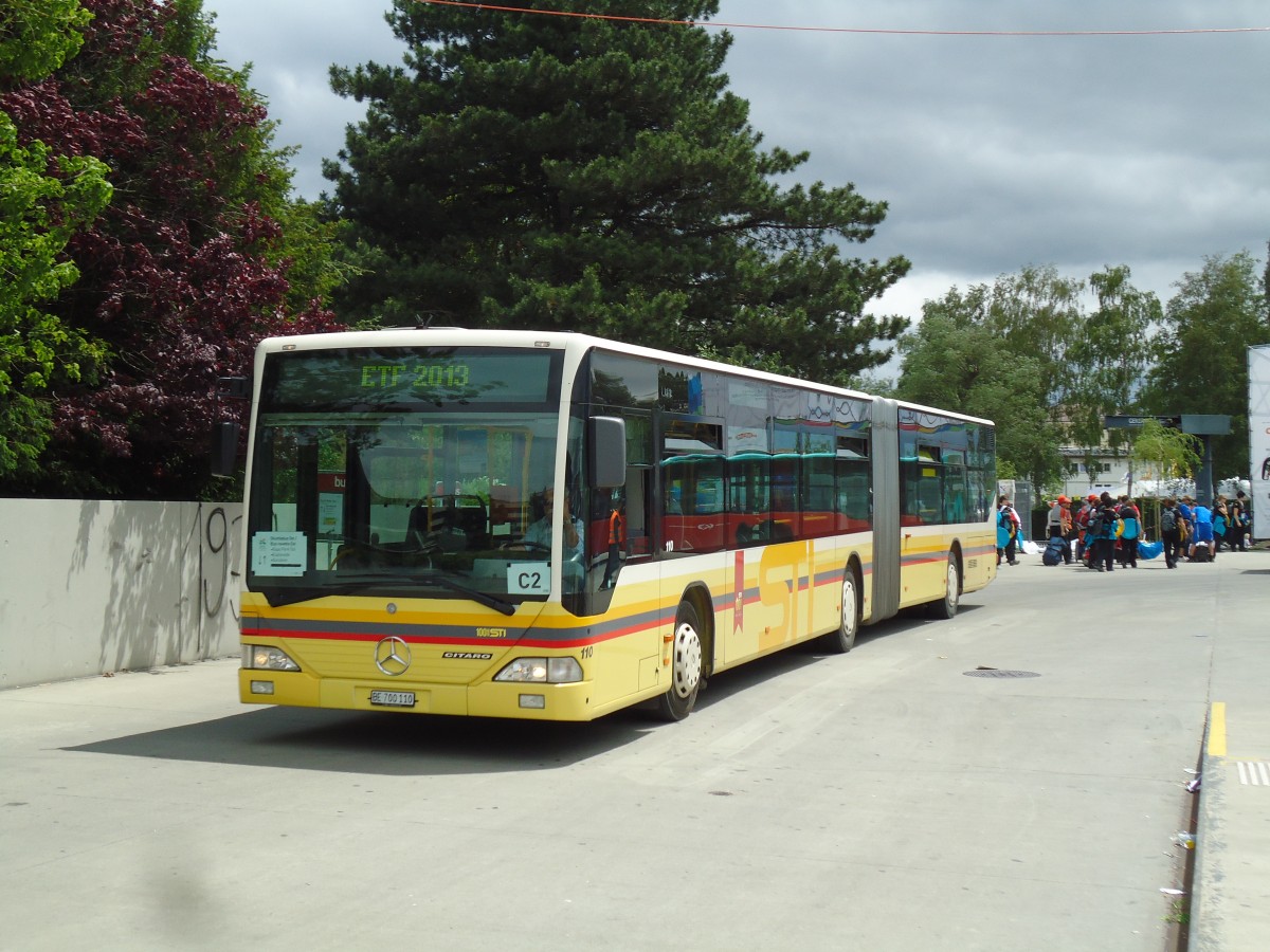 (145'489) - STI Thun - Nr. 110/BE 700'110 - Mercedes am 23. Juni 2013 in Biel, Schifflndte