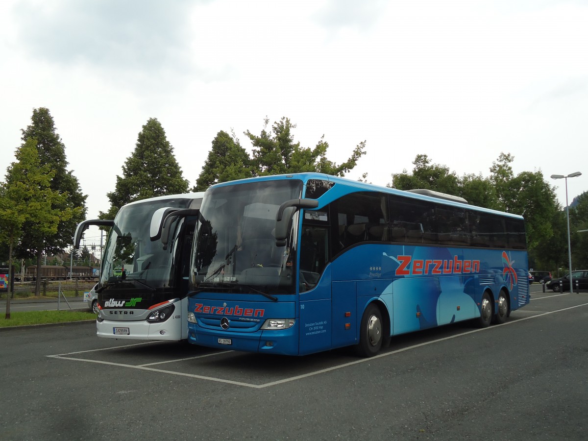 (145'495) - Zerzuben, Visp-Eyholz - Nr. 10/VS 39'790 - Mercedes am 27. Juni 2013 in Thun, Seestrasse