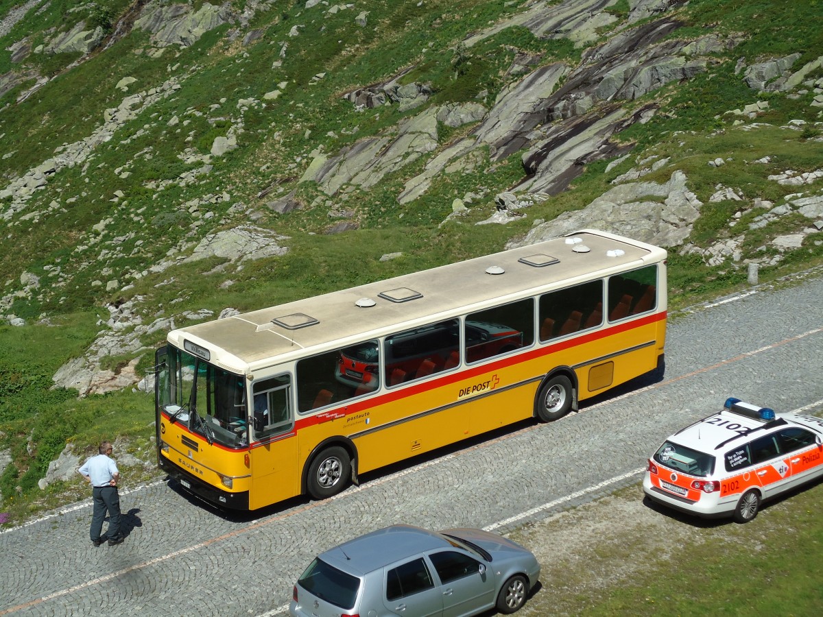 (145'857) - Zimmermann, Kerns - LU 91'278 U - Saurer/R&J (ex Amstein, Willisau; ex Thepra, Stans Nr. 17; ex Gowa, Stans Nr. 17) am 20. Juli 2013 in Gotthard, Alte Tremolastrasse