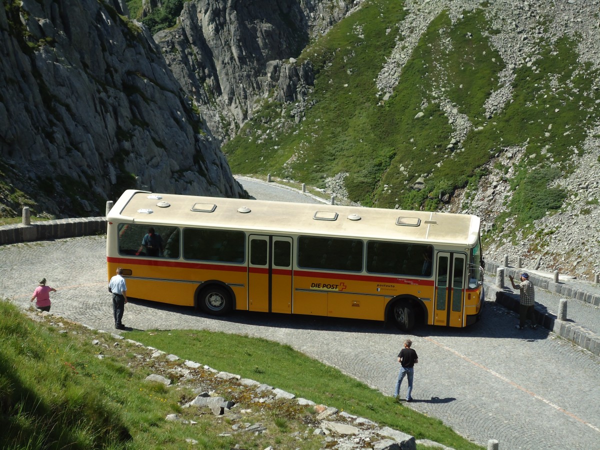 (145'868) - Zimmermann, Kerns - LU 91'278 U - Saurer/R&J (ex Amstein, Willisau; ex Thepra, Stans Nr. 17; ex Gowa, Stans Nr. 17) am 20. Juli 2013 in Gotthard, Alte Tremolastrasse