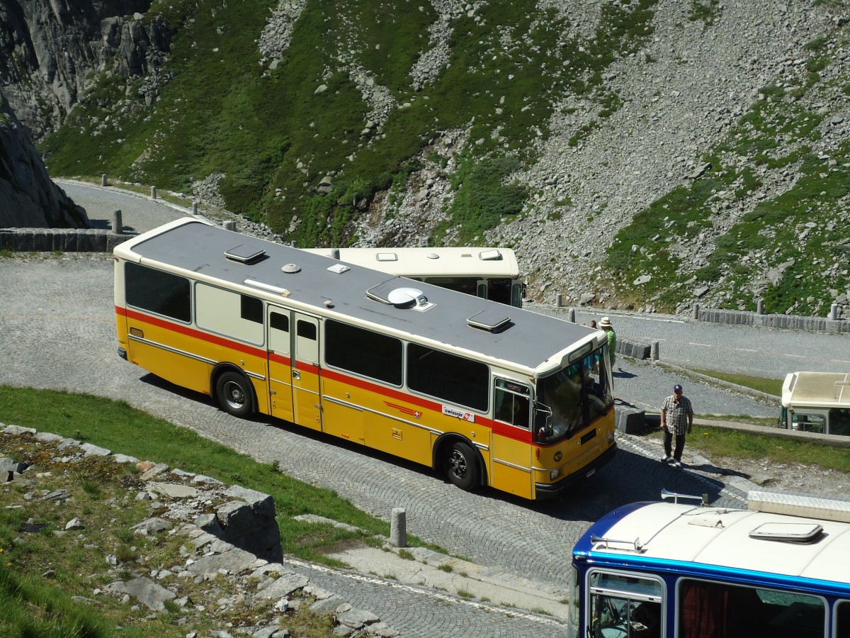 (145'877) - Brndli, Zrich - ZH 180'231 - Saurer/R&J (ex Hofmann, Zrich; ex Pacciarelli, Grono; ex P 25'661) am 20. Juli 2013 in Gotthard, Alte Tremolastrasse