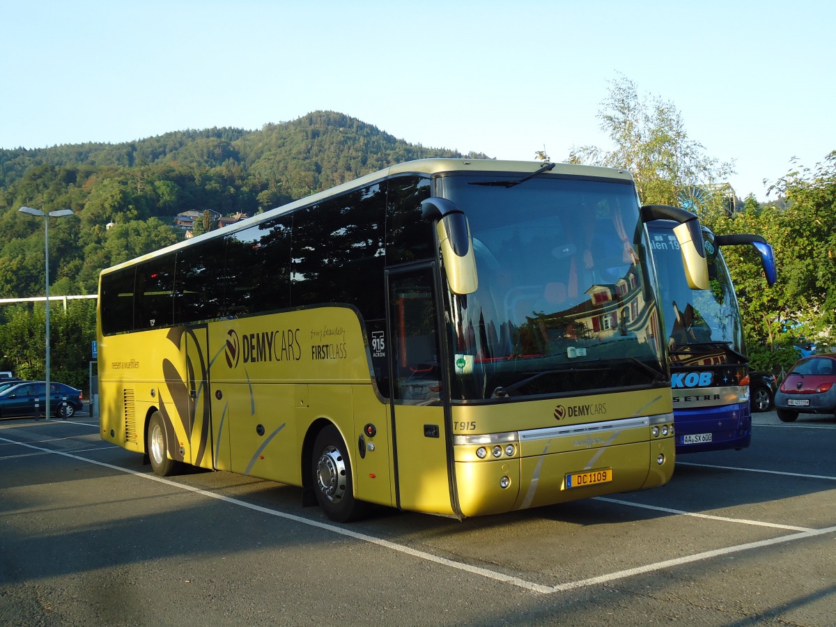 (146'087) - Aus Luxemburg: Demy Cars, Keispelt - DC 1109 - Van Hool am 27. Juli 2013 in Thun, Seestrasse