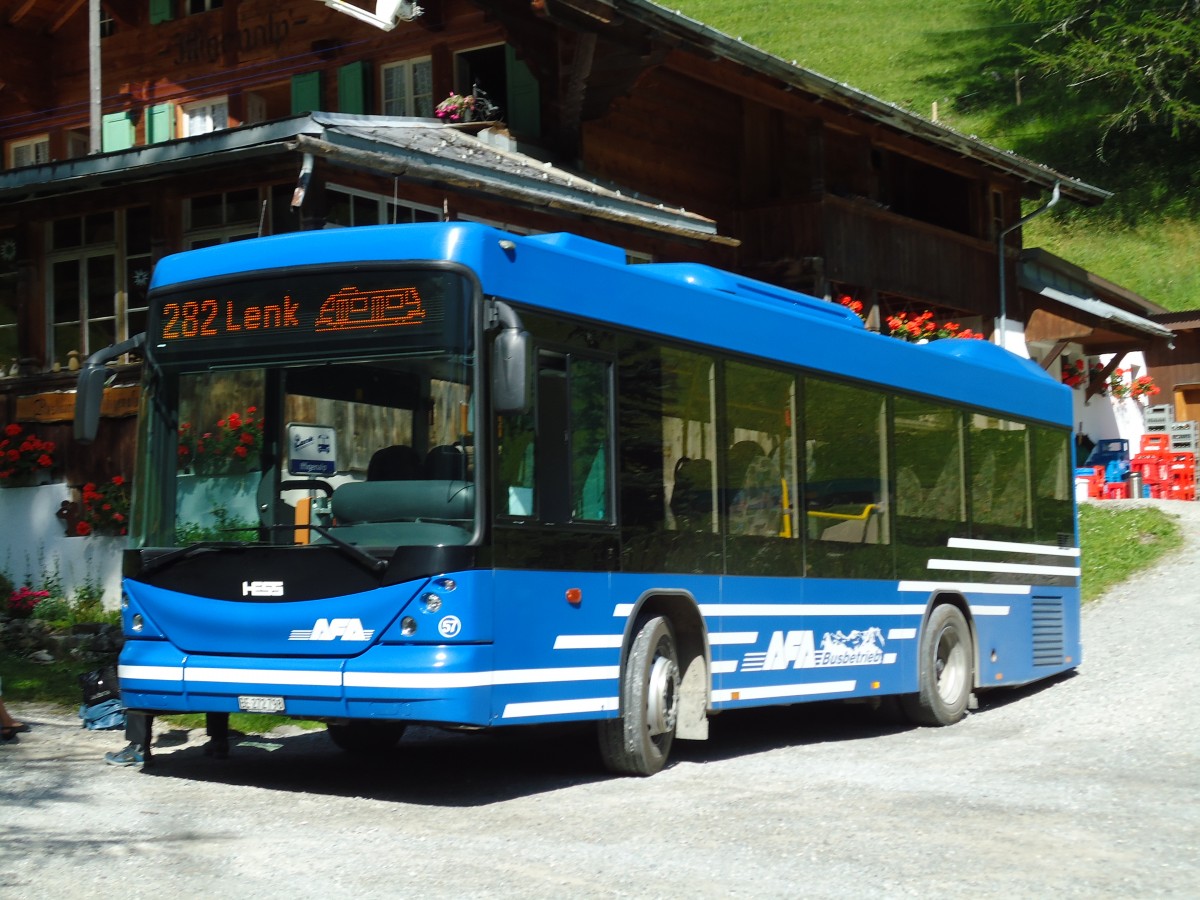 (146'103) - AFA Adelboden - Nr. 57/BE 272'798 - Scania/Hess am 28. Juli 2013 in Lenk, Iffigenalp