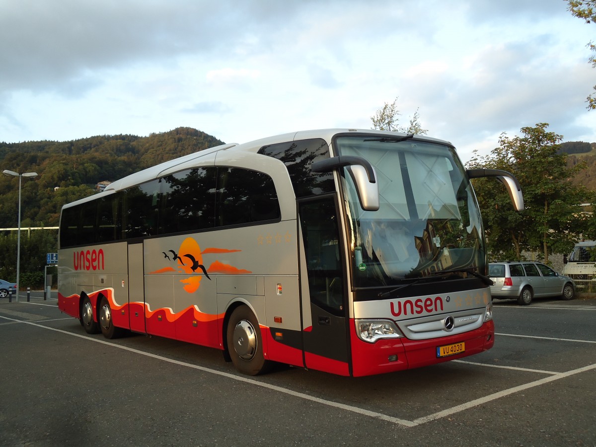 (146'225) - Aus Luxemburg: Unsen, Eschette - VU 4030 - Mercedes am 4. August 2013 in Thun, Seestrasse