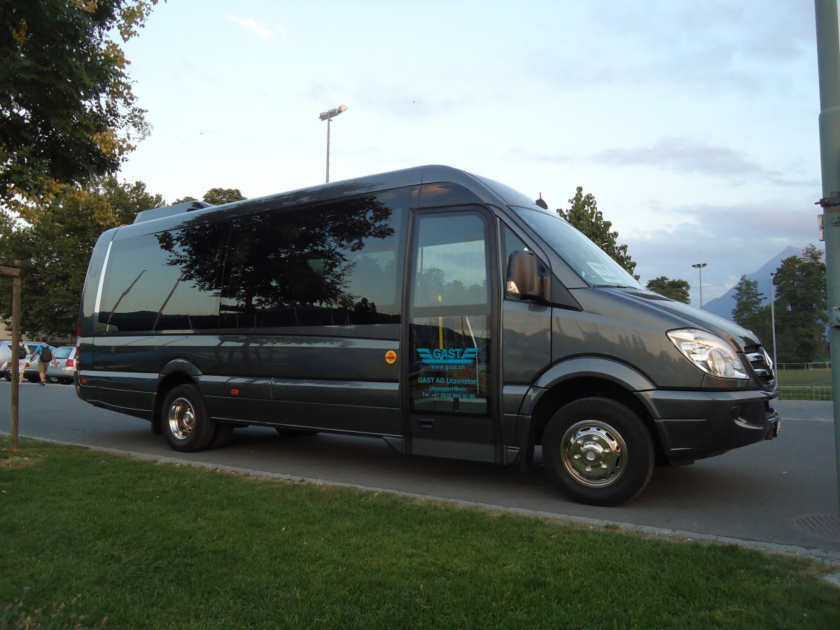 (146'306) - Gast, Utzenstorf - BE 442'152 - Mercedes am 15. August 2013 in Thun, Strandbad