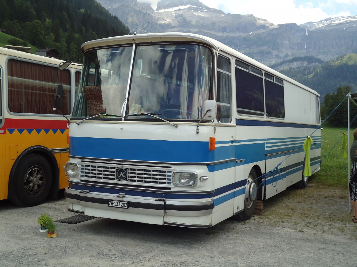 (146'389) - Meier, Dietikon - ZH 133'282 - Setra (ex Geiger, Adelboden Nr. 1; ex Schelbert, Unteriberg) am 17. August 2013 in Lenk, Metschbahnen