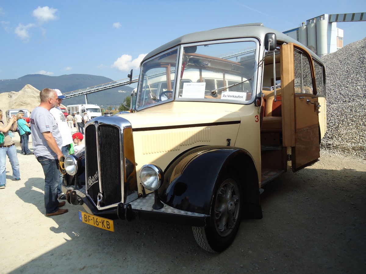 (146'549) - Aus Holland: SVA Dordrecht - Nr. 3/BF-16-KB - Berna/FHS (ex Graf, Bleiken; ex P 20'201) am 31. August 2013 in Niederbipp, Saurertreffen