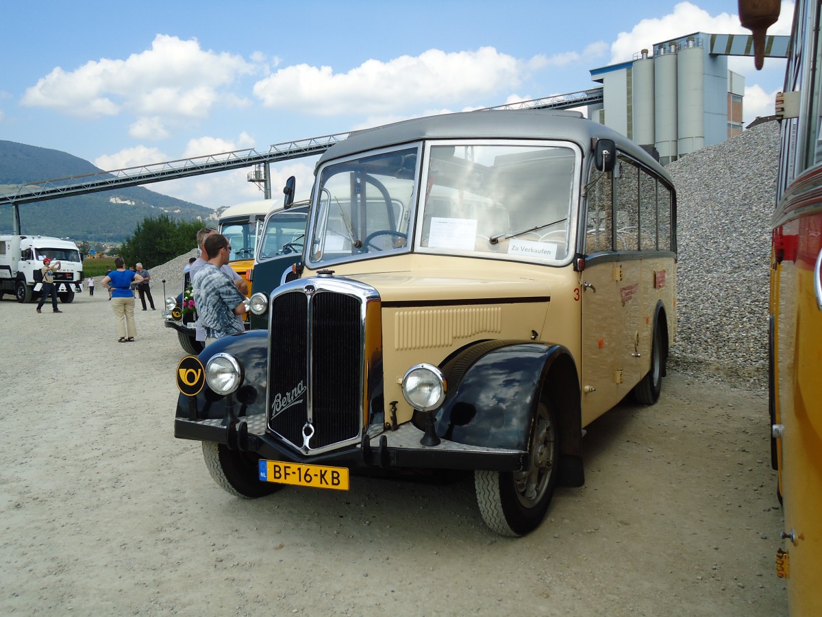 (146'733) - Aus Holland: SVA Dordrecht - Nr. 3/BF-16-KB - Berna/FHS (ex Graf, Bleiken; ex P 20'201) am 31. August 2013 in Niederbipp, Saurertreffen