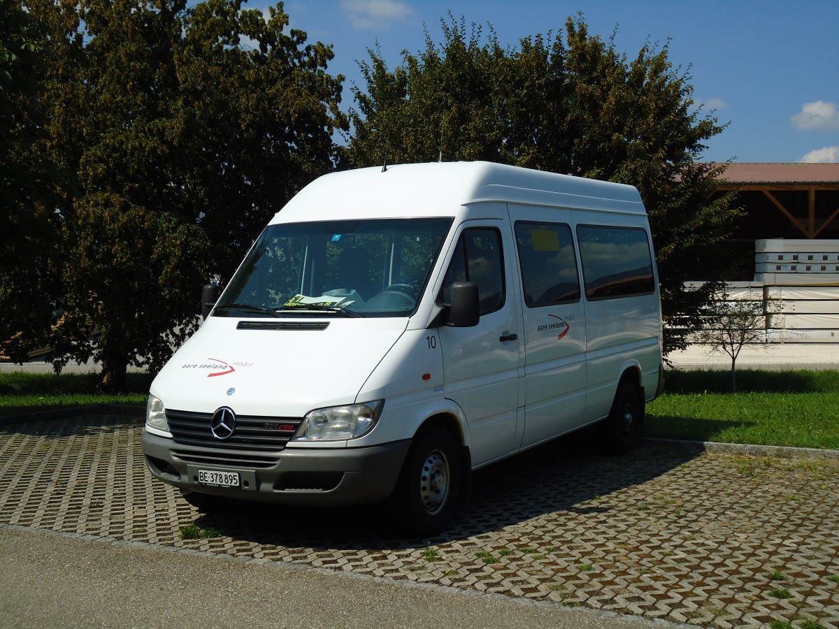 (146'768) - ASm Langenthal - Nr. 10/BE 378'895 - Mercedes am 31. August 2013 in Wangen a.A., Garage