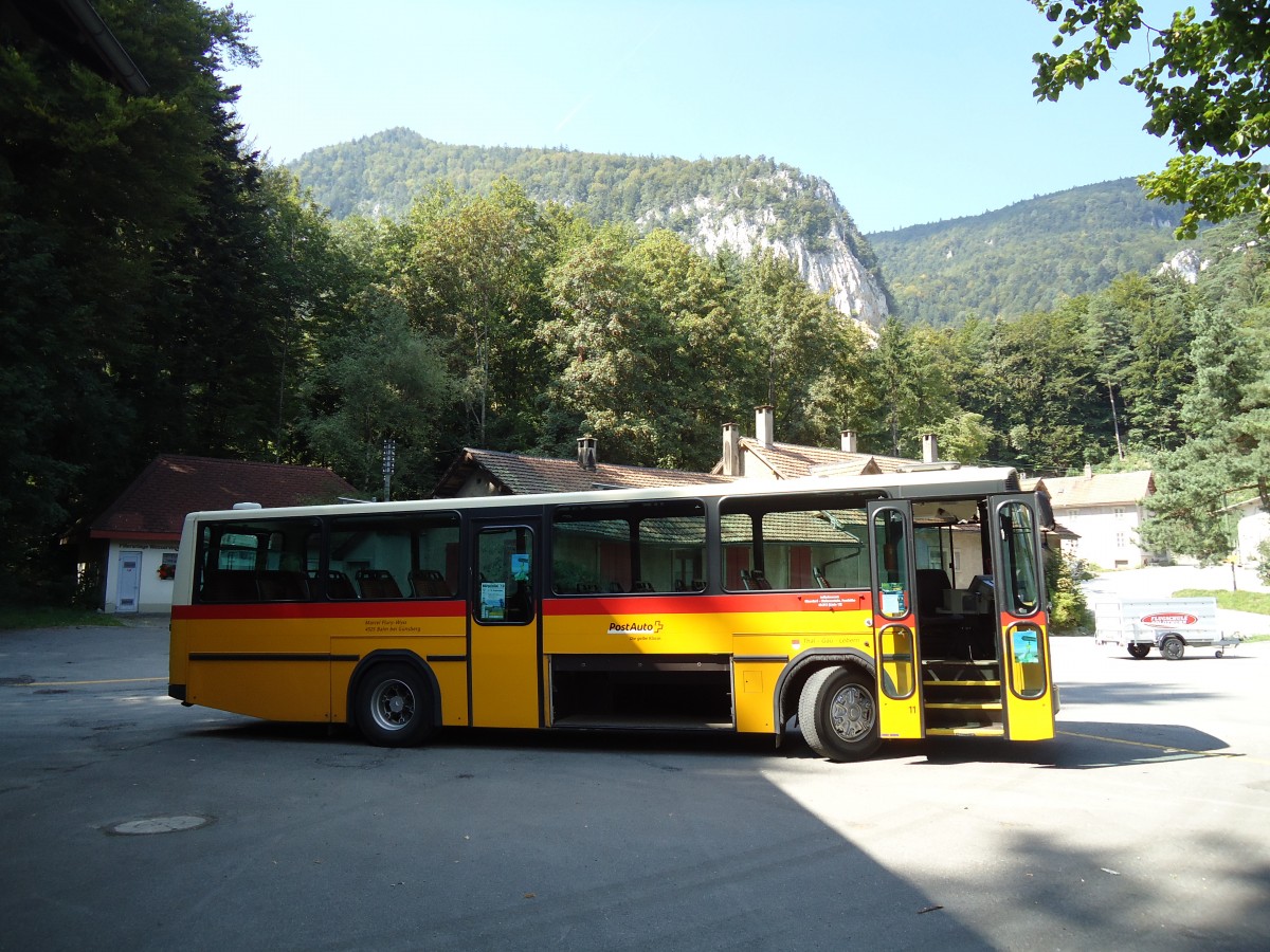 (146'789) - Flury, Balm - SO 163'884 - NAW/Hess (ex Steiner, Altbron Nr. 11) am 31. August 2013 beim Bahnhof Oberdorf