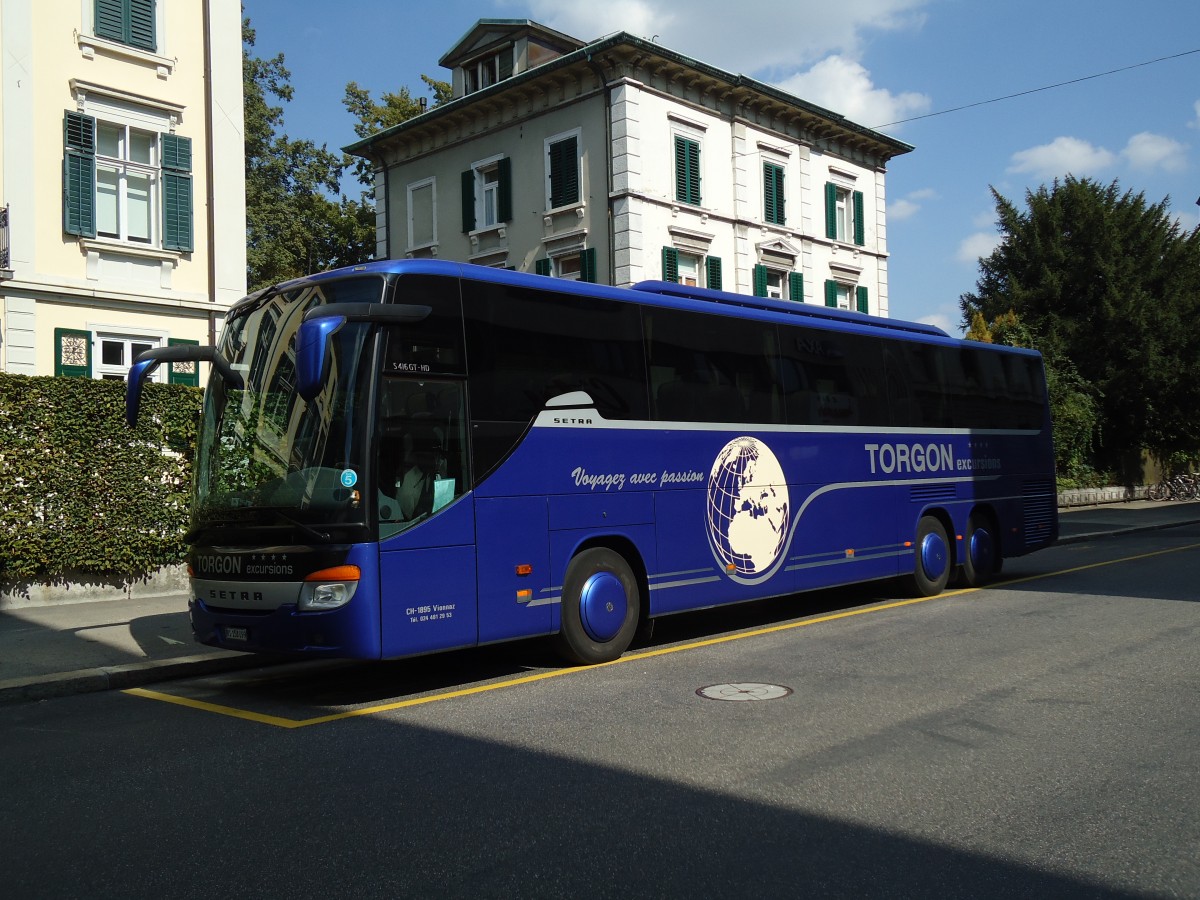 (146'804) - Torgon, Vionnaz - VS 158'099 - Setra am 31. August 2013 in Solothurn, Amthausplatz