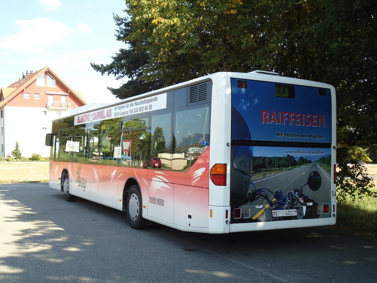 (146'820) - BGU Grenchen - Nr. 14/SO 114'010 - Mercedes am 31. August 2013 in Selzach