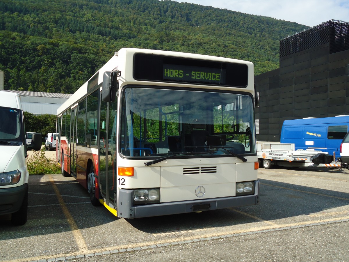 (146'826) - Lathion, Sion - Nr. 12 - Mercedes (ex Nr. 68; ex Gillioz, Sion) am 31. August 2013 in Biel, Rattinbus