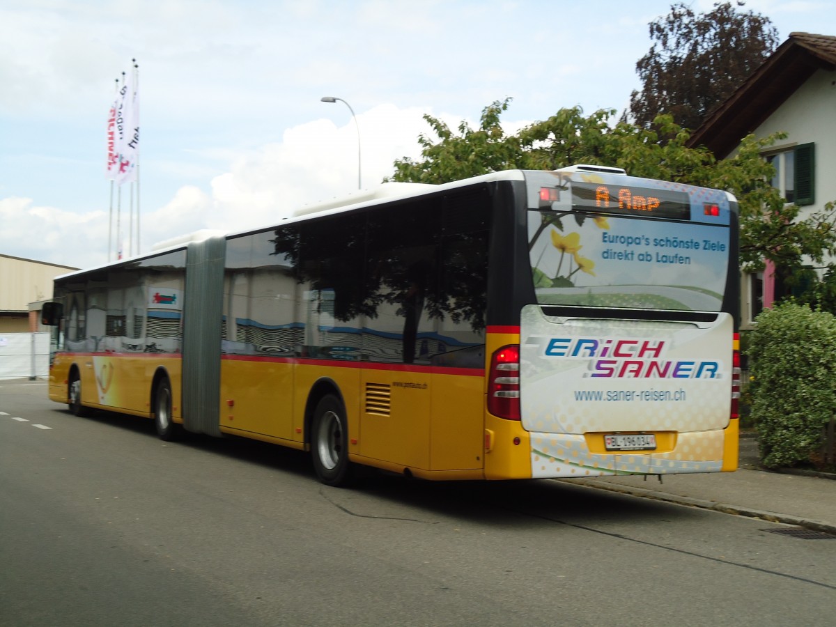 (146'878) - PostAuto Nordschweiz - BL 196'034 - Mercedes am 1. September 2013 in Burgdorf, ESAF