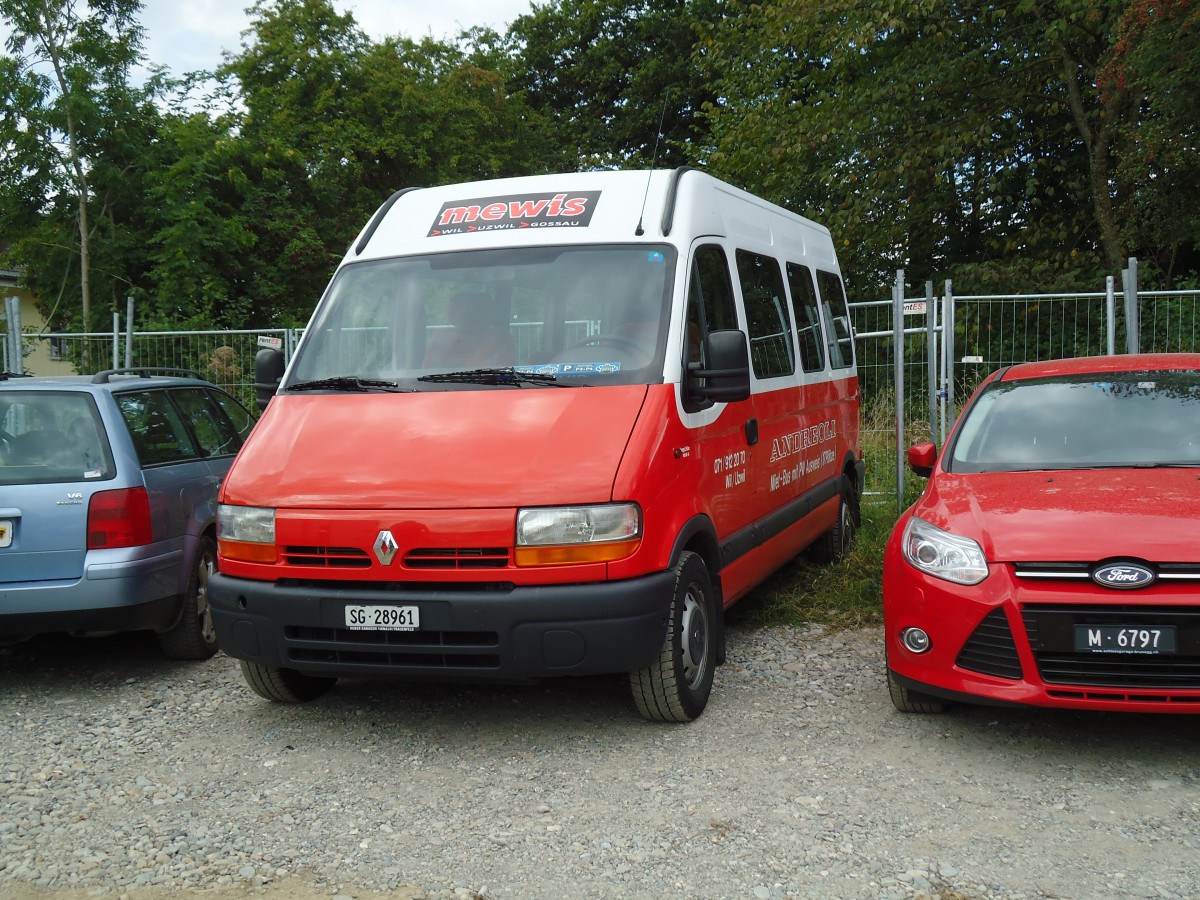 (146'897) - Andreoli, Wil - SG 28'961 - Renault am 1. September 2013 in Burgdorf, ESAF