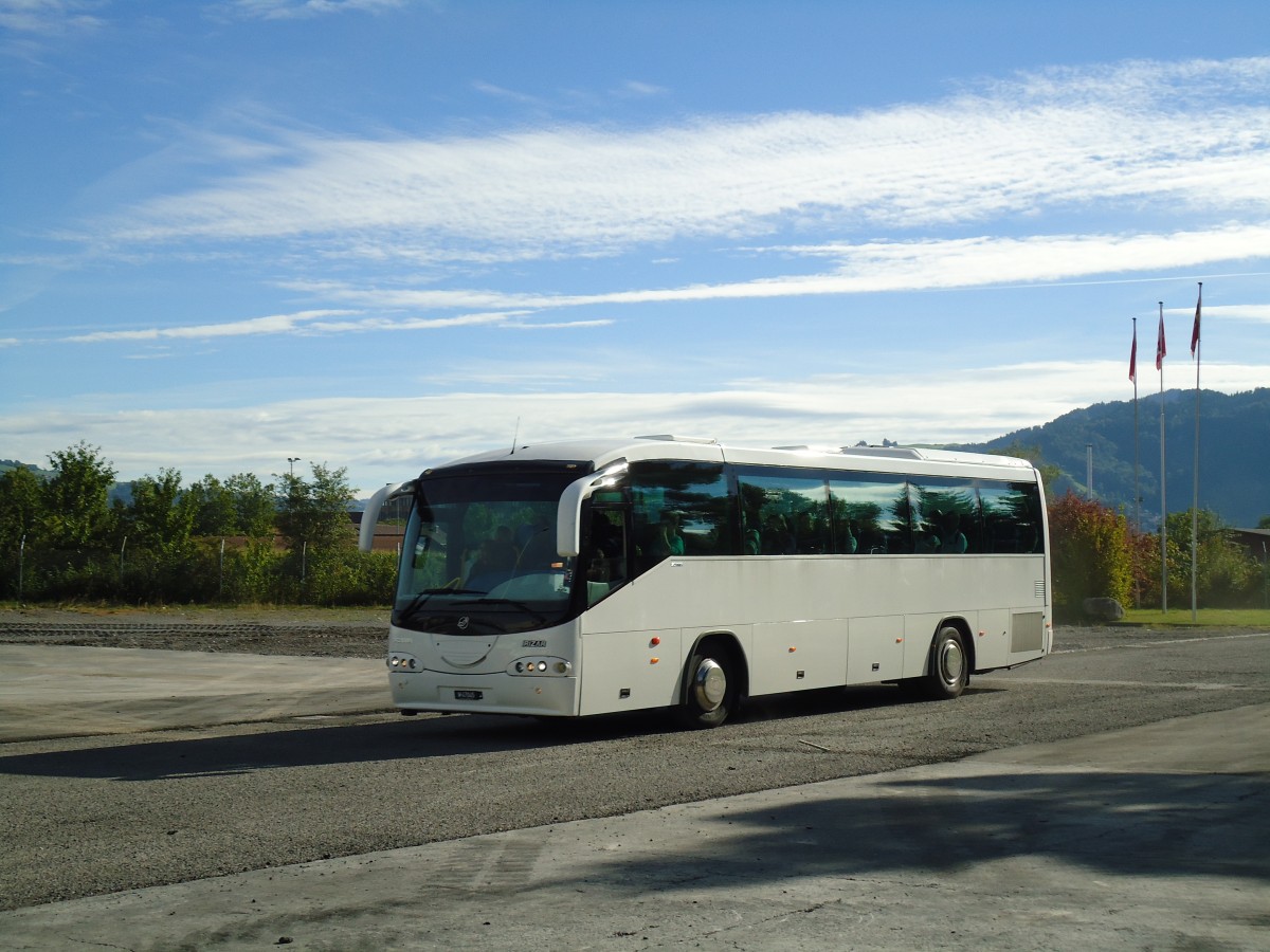 (147'103) - Schweizer Armee - M+47'045 - Scania/Irizar am 14. September 2013 in Thun, Waffenplatz