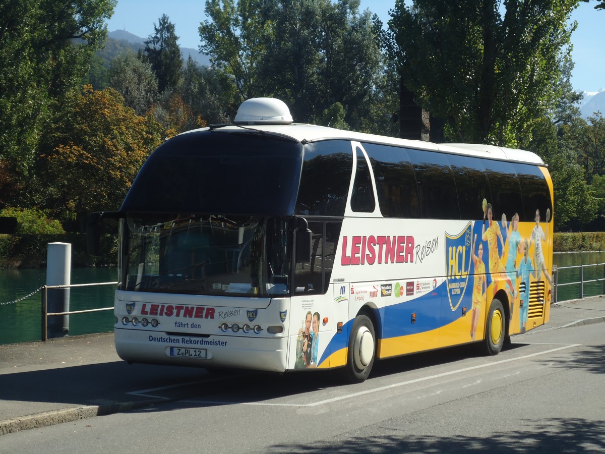 (147'361) - Aus Deutschland: Leistner, Zwickau - Z-PL 12 - Neoplan am 23. September 2013 bei der Schifflndte Thun