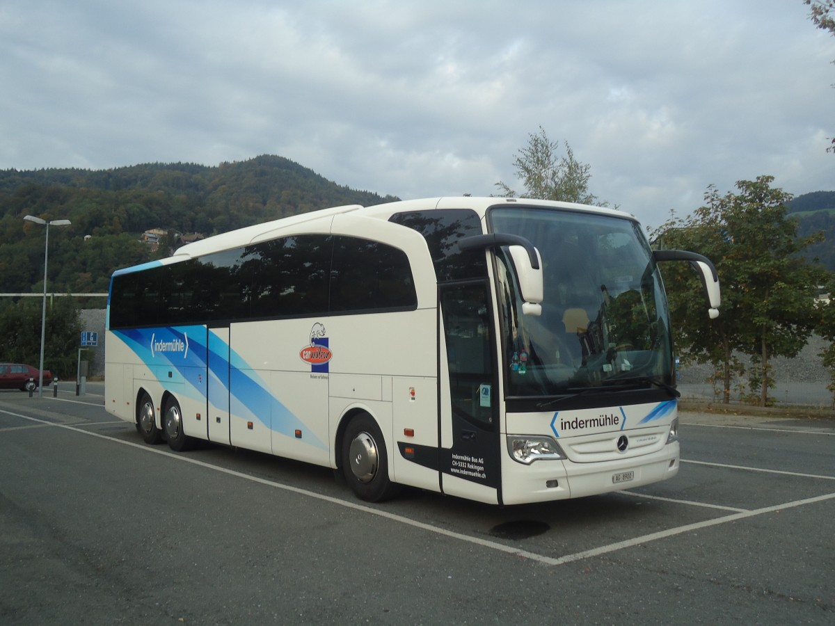 (147'363) - Indermhle, Rekingen - AG 8900 - Mercedes am 26. September 2013 in Thun, Seestrasse