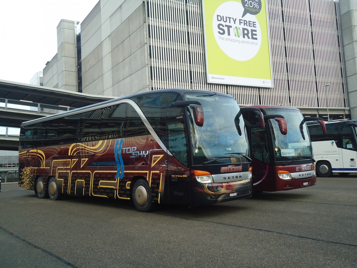 (148'359) - Gssi, Horw - LU 15'113 - Setra am 22. Dezember 2013 in Zrich, Flughafen