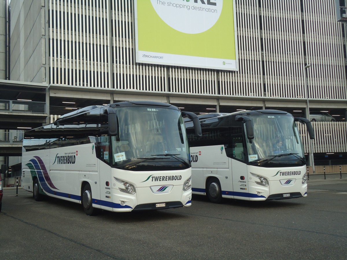 (148'361) - Twerenbold, Baden - Nr. 55/AG 203'579 - VDL am 22. Dezember 2013 in Zrich, Flughafen