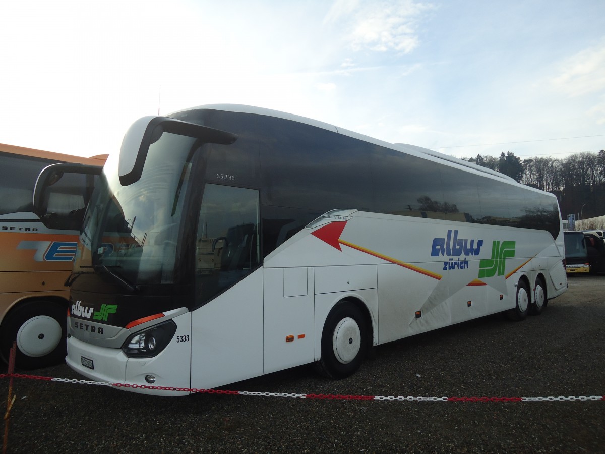 (148'369) - Albus, Zrich - Nr. 5333/ZH 312'248 - Setra am 22. Dezember 2013 in Kloten, EvoBus