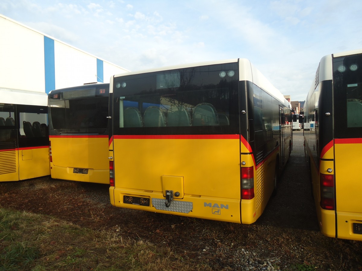 (148'396) - Steiner, Messen - MAN am 22. Dezember 2013 in Kloten, EvoBus