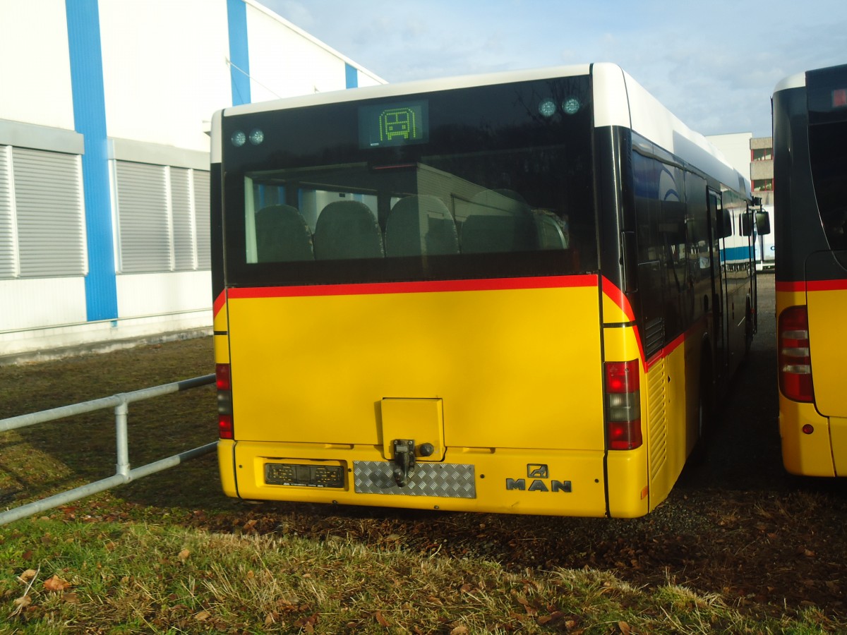 (148'398) - Steiner, Messen - MAN am 22. Dezember 2013 in Kloten, EvoBus