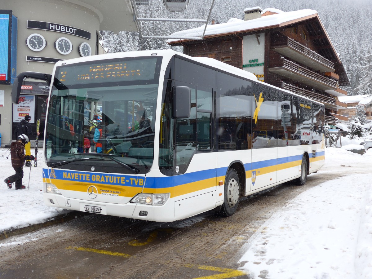 (148'706) - TMR Martigny - Nr. 102/VS 20'845 - Mercedes am 2. Februar 2014 in Verbier, Mdran