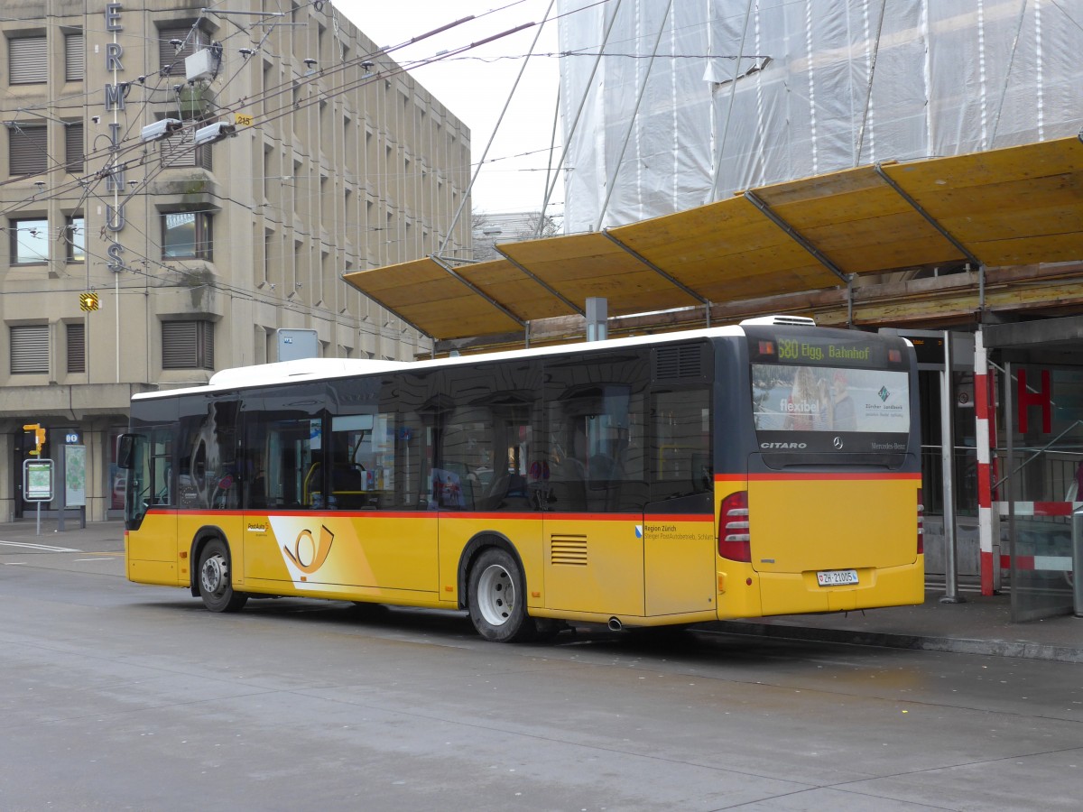 (149'594) - Steiger, Schlatt - Nr. 222/ZH 21'005 - Mercedes am 6. April 2014 beim Hauptbahnhof Winterthur