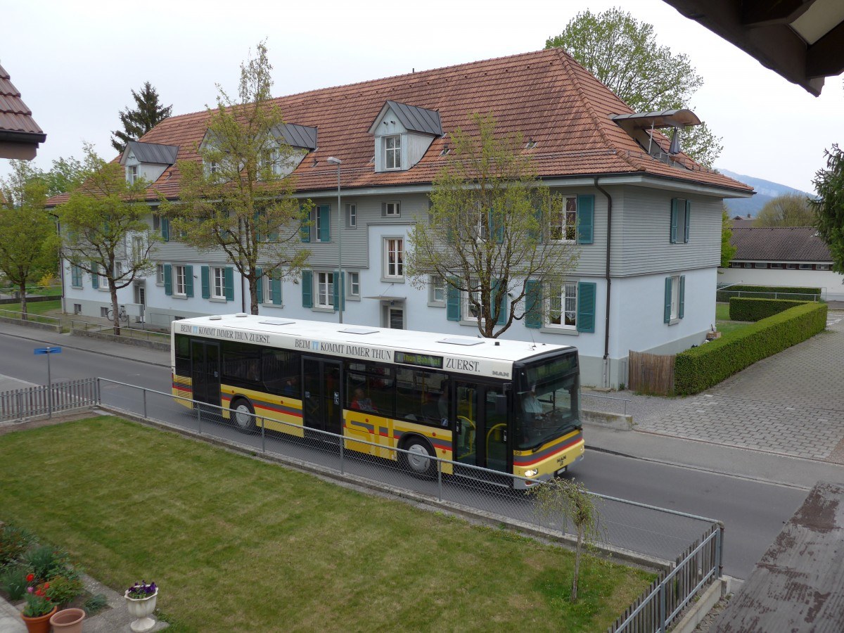 (149'667) - STI Thun - Nr. 99/BE 577'099 - MAN am 18. April 2014 in Thun-Lerchenfeld, Langestrasse