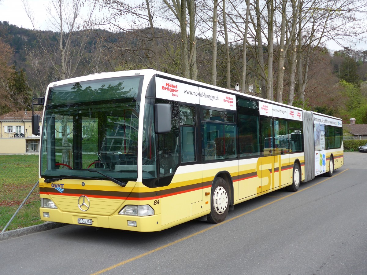 (149'668) - STI Thun - Nr. 84/BE 543'384 - Mercedes am 19. April 2014 bei der Schifflndte Thun