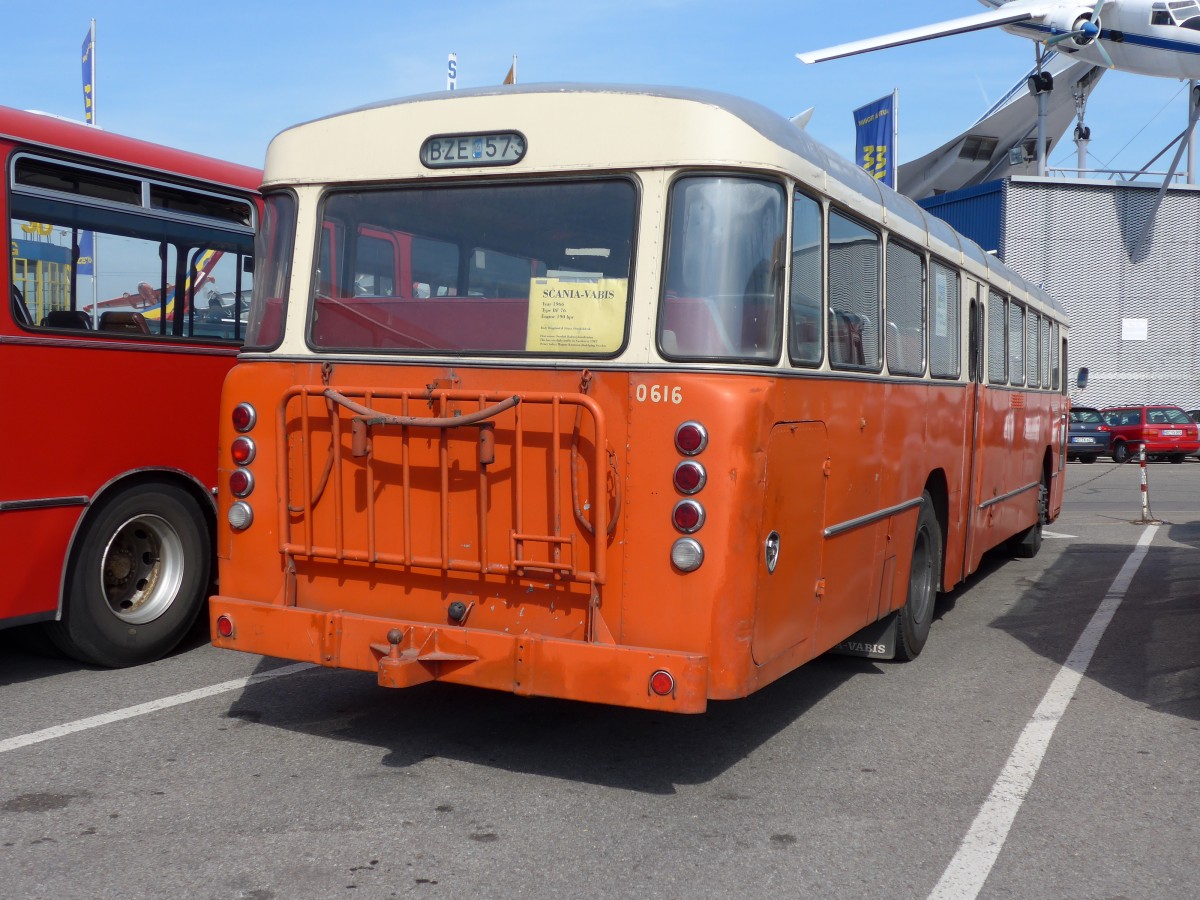 (149'753) - Aus Schweden - SJ - Nr. 616/BZE 573 - Scania-Vabis am 25. April 2014 in Sinsheim, Museum