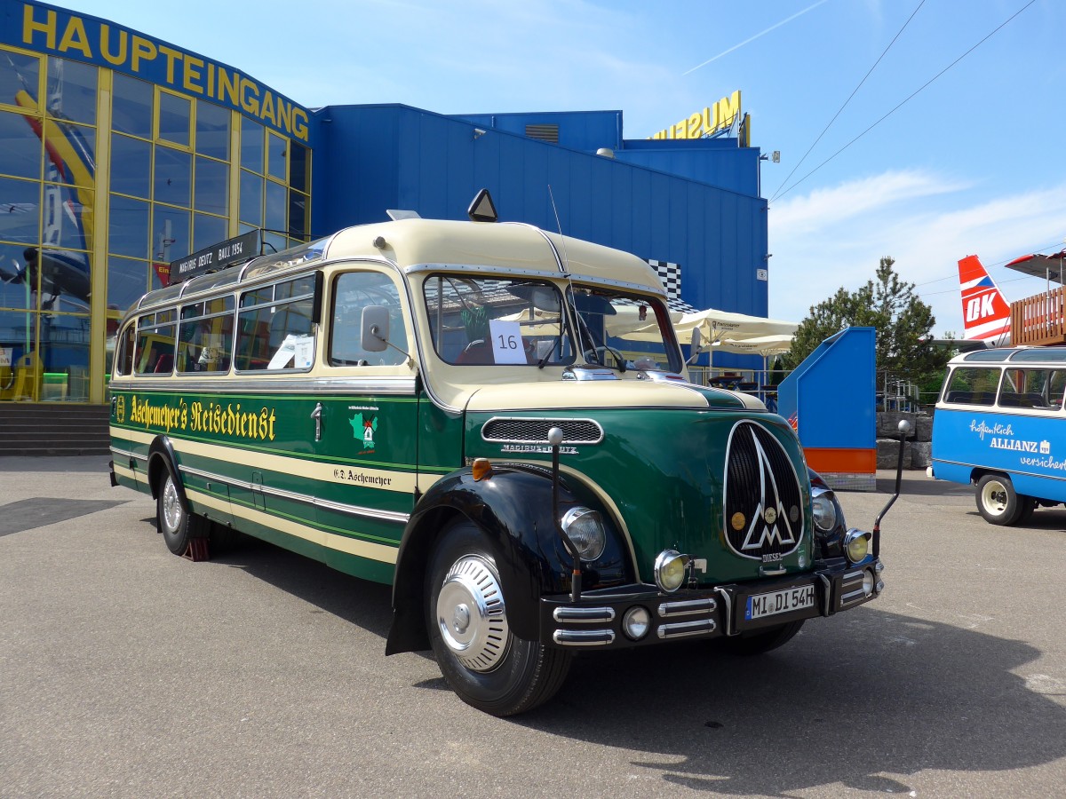 (149'785) - Aschemeyer, Lbbecke - MI-DI 54H - Magirus-Deutz am 25. April 2014 in Sinsheim, Museum