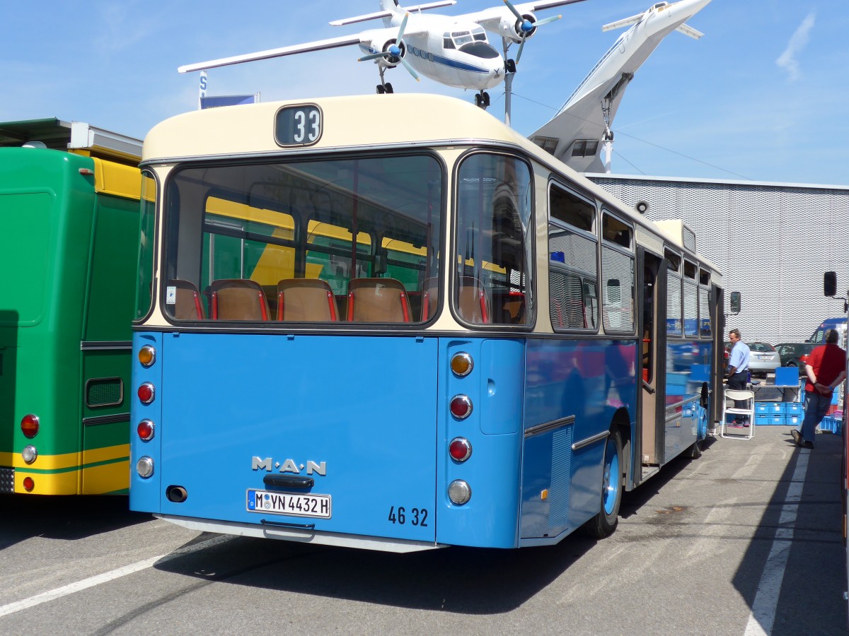 (149'849) - MVG Mnchen (OCM) - Nr. 4632/M-YN 4432H - MAN am 25. April 2014 in Sinsheim, Museum