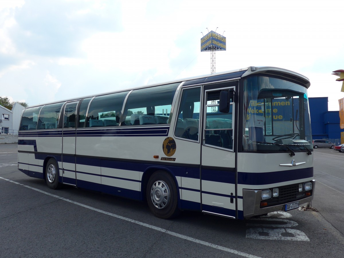 (150'091) - Anders, Mnchen - DGF-TI 77H - Neoplan am 25. April 2014 in Sinsheim, Museum