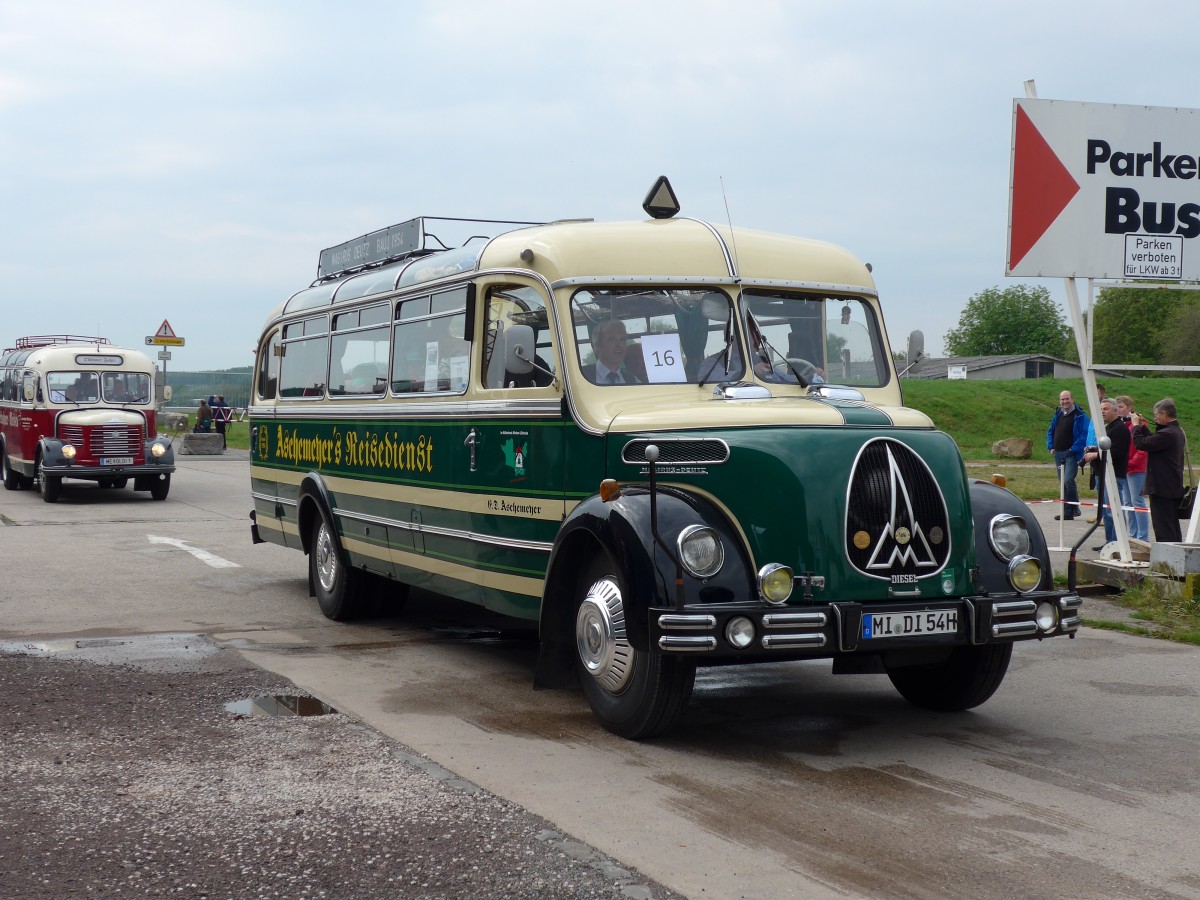 (150'162) - Aschemeyer, Lbbecke - MI-DI 54H - Magirus-Deutz am 26. April 2014 in Speyer, Technik-Museum