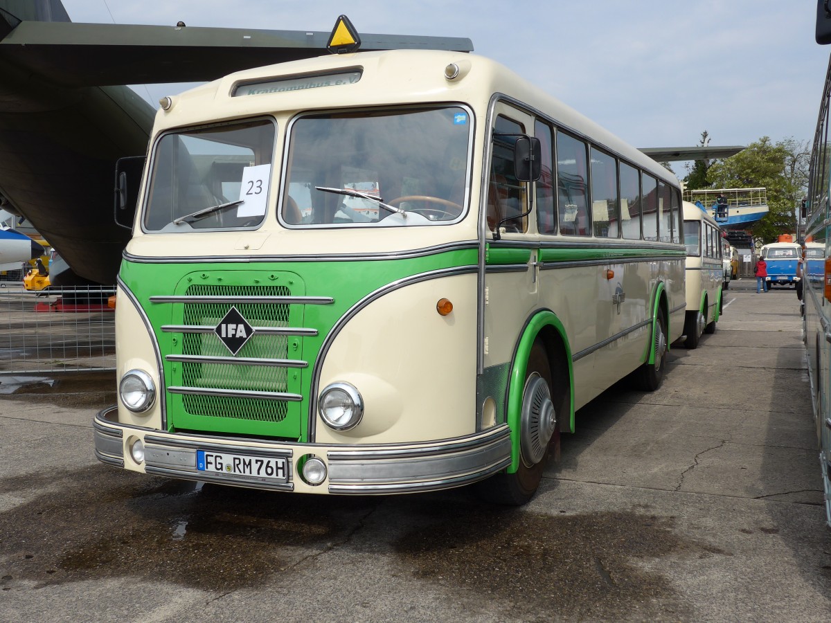 (150'235) - RegioBus, Mittweida - FG-RM 76H - IFA am 26. April 2014 in Speyer, Technik-Museum