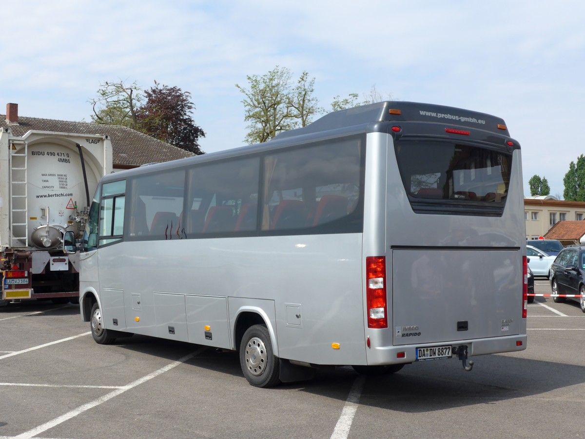 (150'304) - Winzenhler, Gross-Zimmern - DA-DW 8877 - Iveco am 26. April 2014 in Speyer, Technik-Museum