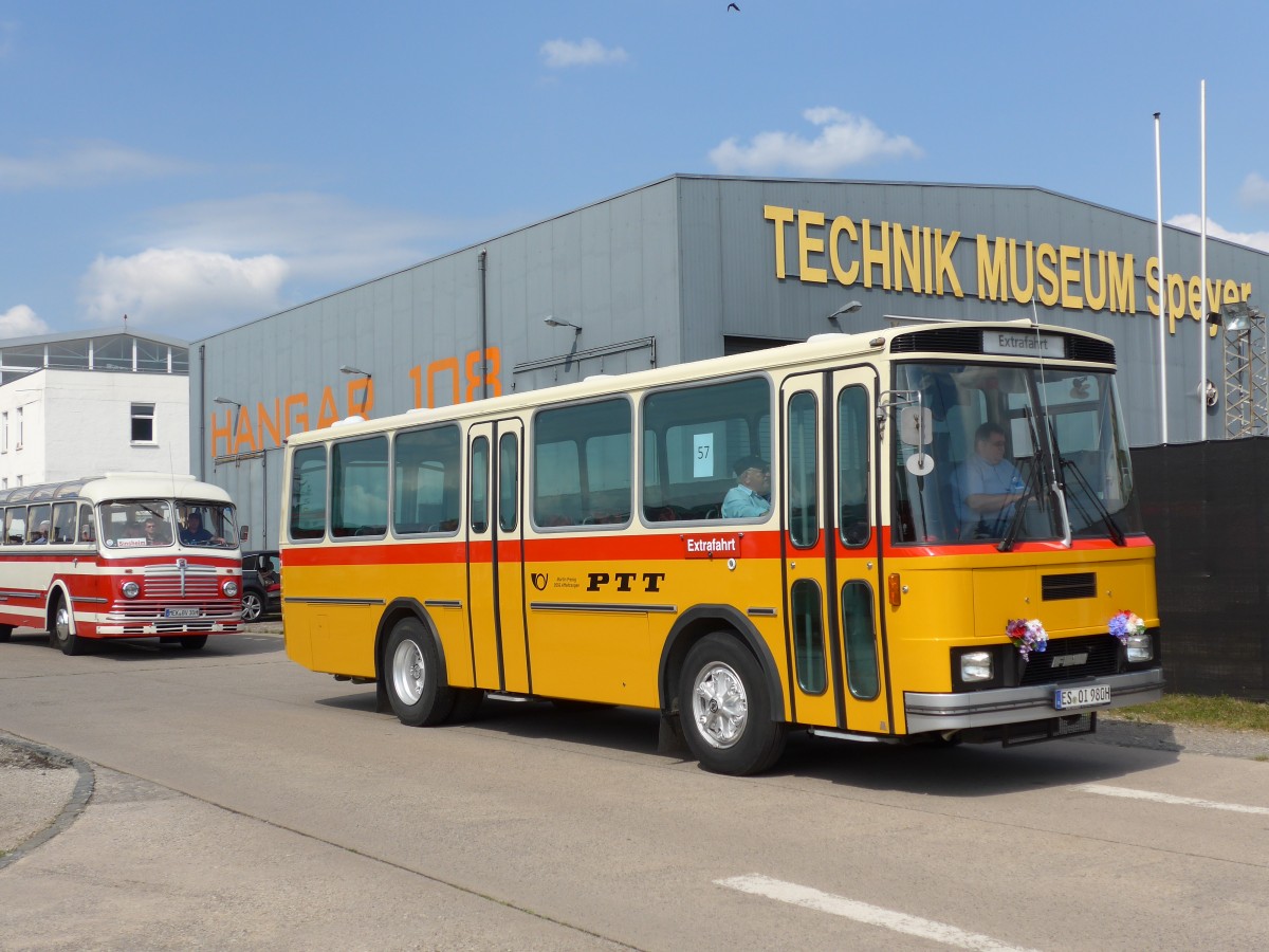 (150'465) - Krech, Aichwald - ES-OI 980H - FBW/Tscher (ex Preisig, Affeltrangen) am 26. April 2014 in Speyer, Technik-Museum